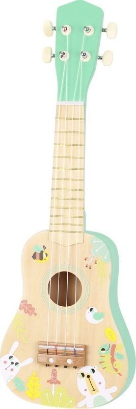 Woopie TOOKY TOY Drewniane Ukulele Gitara dla Dzieci 3+ 6972633371090 (6972633371090) mūzikas instruments