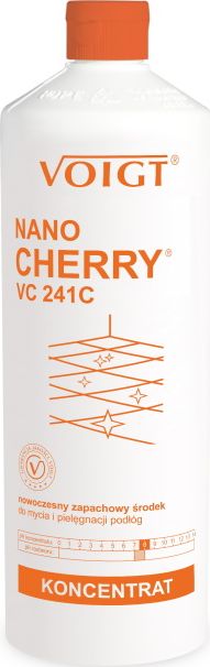 VOIGT  Voigt NANO CHERRY VC 241C Preparat do mycia podlog, koncentrat, wisniowy 1 l VC 241C (5901370002586) Sadzīves ķīmija