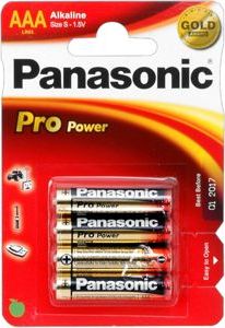 Panasonic Bateria Pro Power AAA / R03 60 szt. 9540966 Baterija