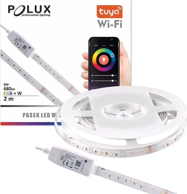 Tasma LED Polux 4W/m 230V RGB multikolor 7174788 (5901508313898) Ziemassvētku lampiņas