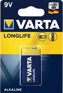 Varta Bateria LongLife Extra 9V Block 550mAh 50 szt. 8260034 Baterija