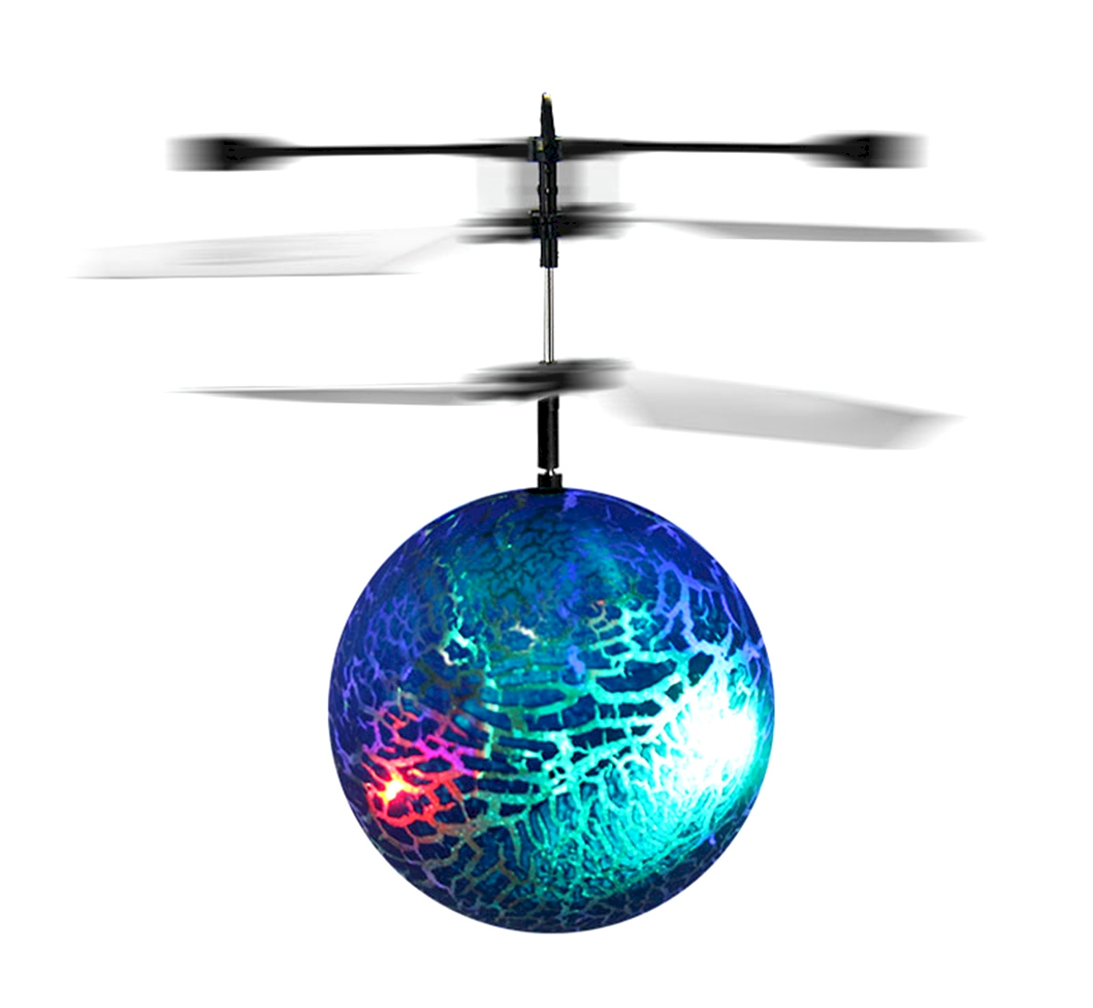 Fusion lidojoša disko LED bumba ar sensoru Droni un rezerves daļas