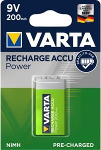 Varta Akumulator Rechargeable 9V Block 200mAh 10 szt. 8407652 Baterija