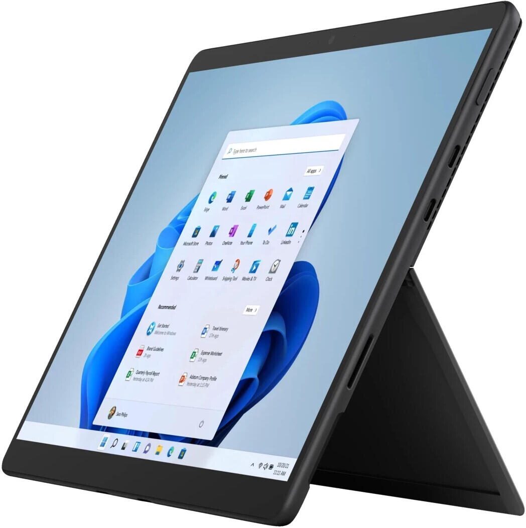 Microsoft Surface Pro 8 Intel Registered  Core Trademark  i5-1145G7 Business Tablet 33,02cm (13 Zoll) (8GB RAM, 512GB SSD, Win11, Graphit) Planšetdators