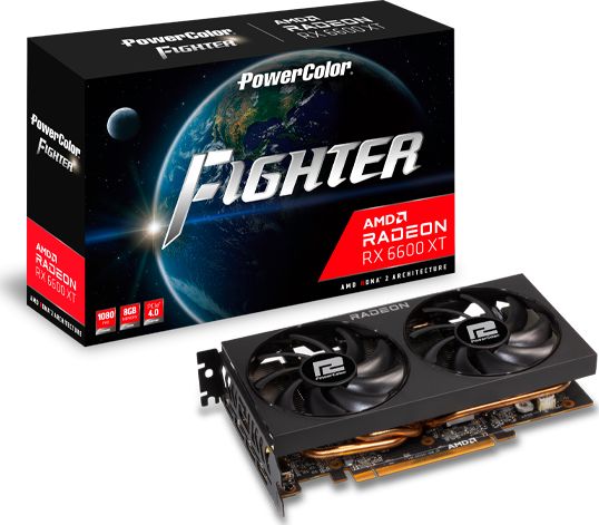PowerColor Fighter RX 6600XT AMD Radeon RX 6600 XT 8 GB GDDR6 video karte