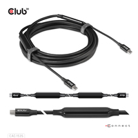 CLUB3D USB 3.2 Gen2 Type C to C Active Bi-directional Cable 8K60Hz M/M 5m/16.4ft USB kabelis