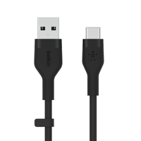 Belkin Flex USB-A/USB-C to 15W 1m mfi. cert. black CAB008bt1MBK kabelis, vads