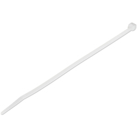 STARTECH 1000 PACK 8 CABLE TIES -WHITE NYLON ZIP TIE WRAPS UL TAA