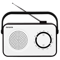 Aiwa RADIO PORTATIL R-190BW WHITE AM/FM / SPEAKER/3 /AUX IN/HANDLE/ANTENNA TELESCOPIC R-190BW (R-190BW) 8435256896855 datoru skaļruņi