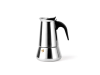 Leopold Vienna Espresso Cooker Trevi Steel/ 4 cups LV113002 Kafijas automāts