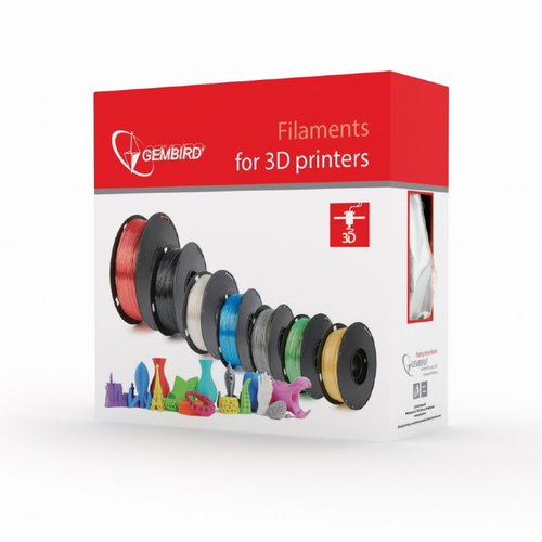 Filament Gembird ABS Fluorescent Red | 1,75mm | 1kg 3D printēšanas materiāls