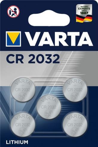 Varta LITHIUM Coin CR2032, battery (5 pieces, CR2032) Baterija