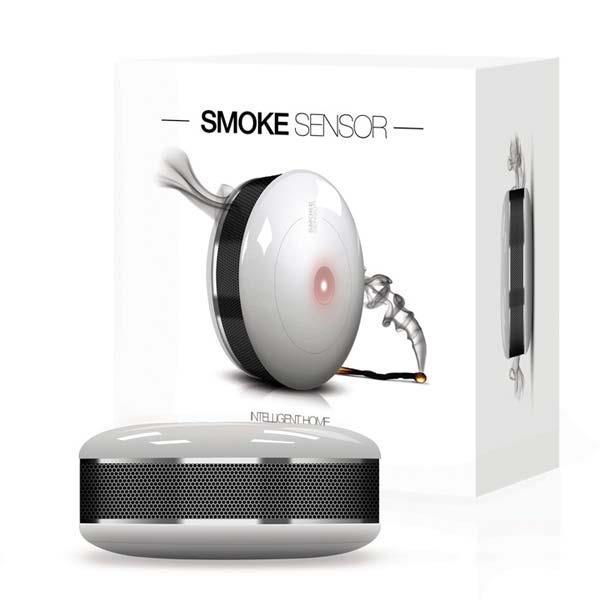 Fibaro Smoke Sensor Funk-Rauchmelder 6,5cm 28mm 0-55 degrees  Z-Wave