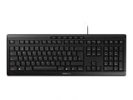 CHERRY TAS STREAM KEYBOARD schwarz  schweizer Layout klaviatūra