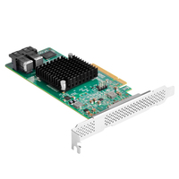 SilverStone SST-ECS05 RAID-Controller PCIe x8 fr 8x SAS/SATA (9311-8i) cietais disks