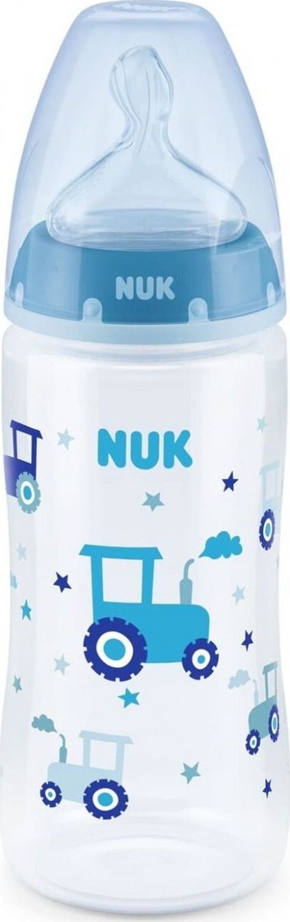 NUK Nuk butelka FC+ PP 360ml z wskaznikiem temperatury smoczek silikonowy 6-18m-cy XL NU216248 (4008600360001) bērnu barošanas pudelīte