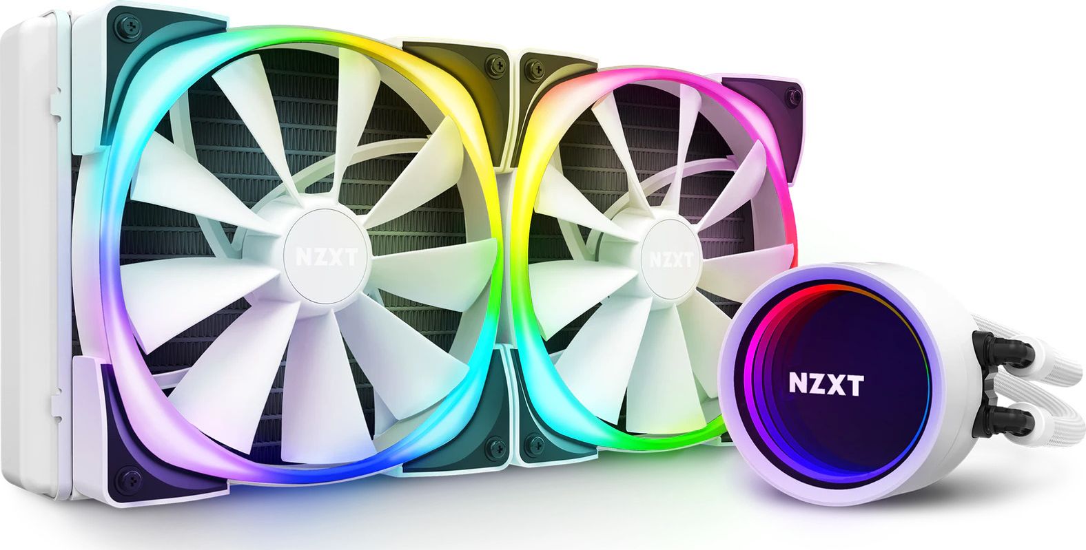 NZXT Kraken X63 RGB 280mm white AM4 ready - RL-KRX63-RW ūdens dzesēšanas sistēmas piederumi