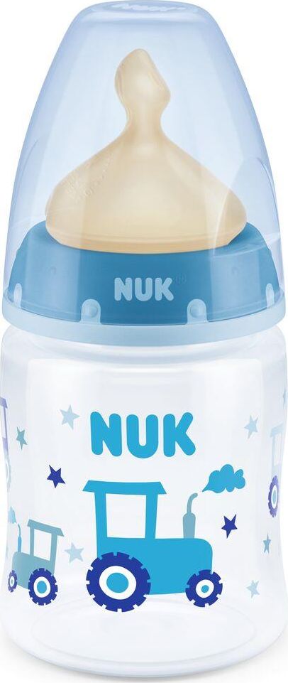 NUK Nuk butelka FC+ PP 300ml z wskaznikiem temperatury smoczek lateksowy 0-6m-cy M 0360094 (4008600360094) bērnu barošanas pudelīte