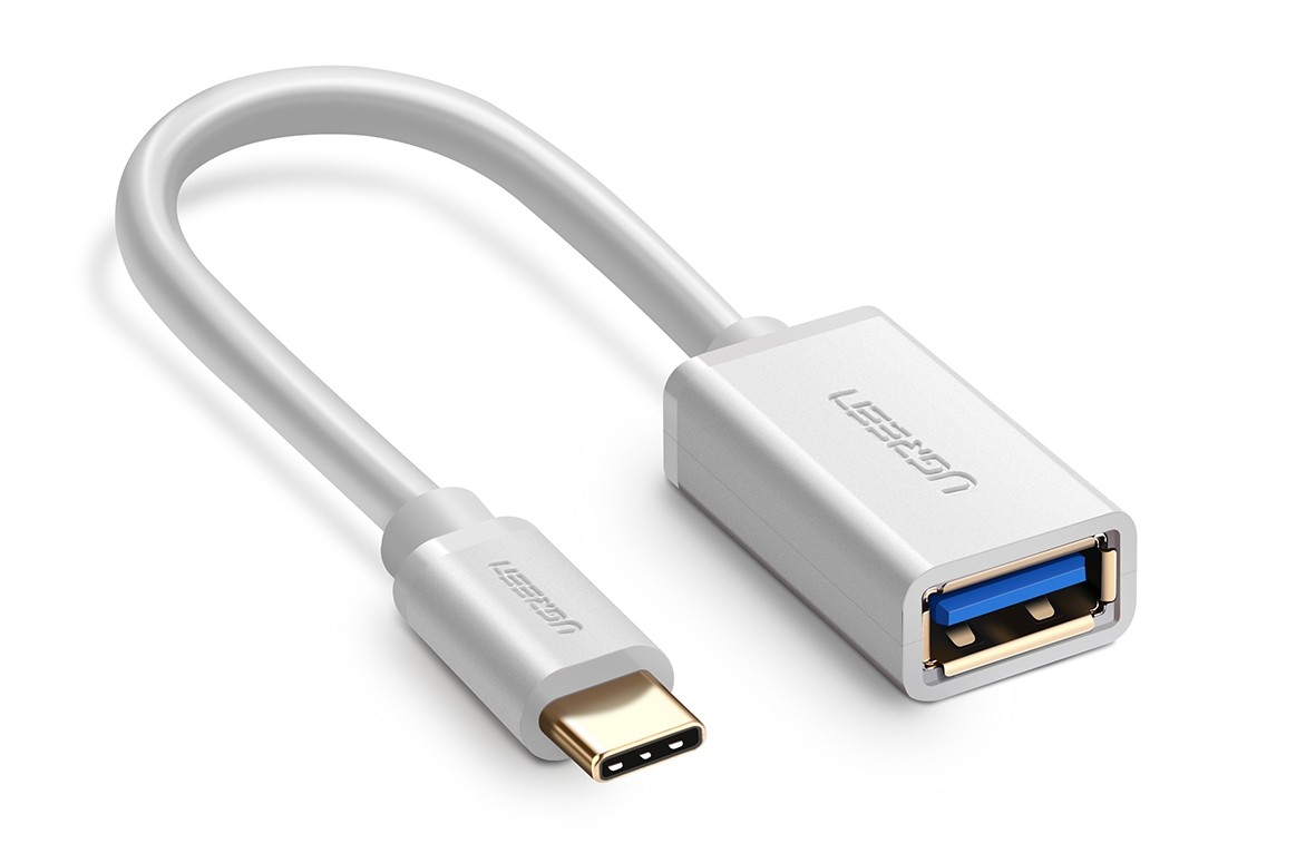 UGREEN OTG USB-C 3.0 adapteris balts