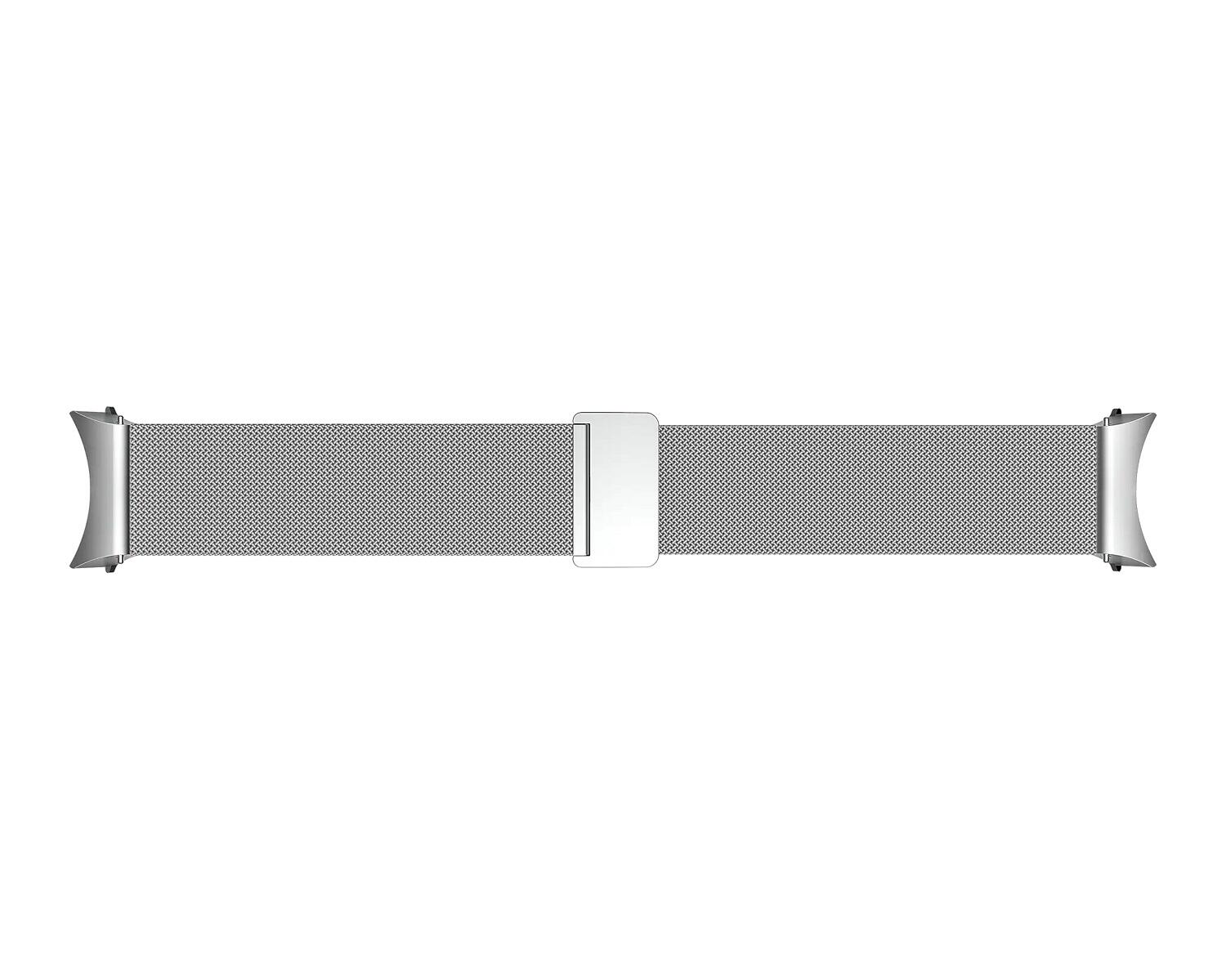 Samsung ITFIT Milanese Band fur die Galaxy Watch4 44 mm (Silver, 160 - 216 mm)