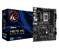 ASRock H670 PG Riptide - motherboard - ATX - LGA1700 Socket - H670 pamatplate, mātesplate