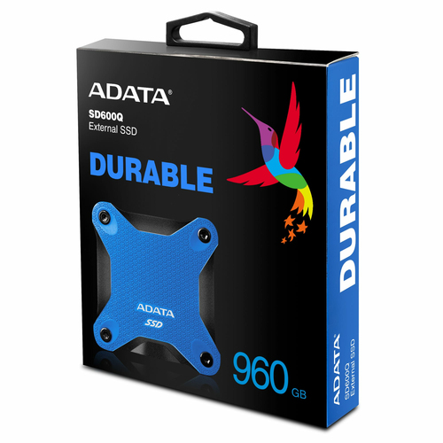 ADATA External SSD SD600Q 240 GB, USB 3.1, Blue Ārējais cietais disks