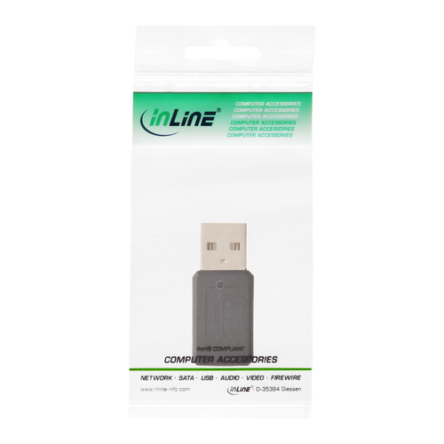 InLine 31612 USB A Micro-USB B Black Kabelschnittstellen-/adapter (31612) USB kabelis