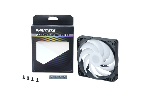 PHANTEKS SK PWM D-RGB Lufter, 3er Pack - 120mm, schwarz/weis ventilators