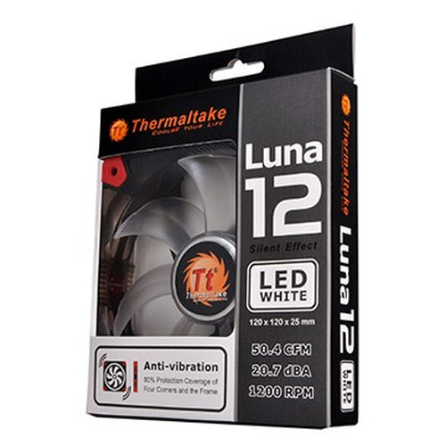 Thermaltake Luna 12 LED  White ventilators