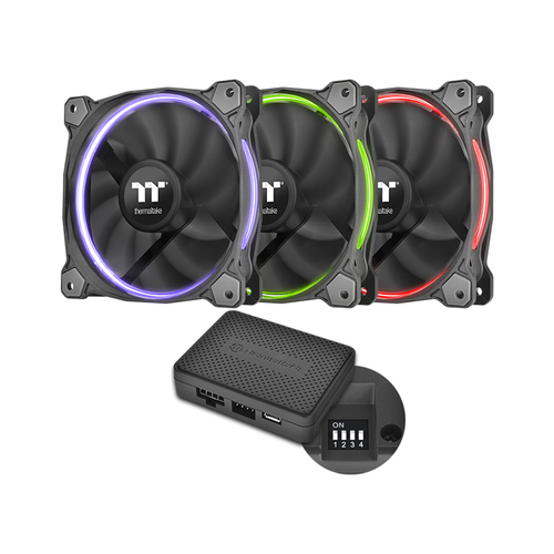 Thermaltake Riing 14 RGB LED-Lufter TT Premium Edition - 3er Set ventilators