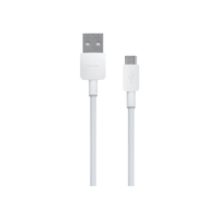 Huawei 55030216 Universāls 2A Micro USB Datu un Uzlādes Kabelis 1m Balts USB kabelis