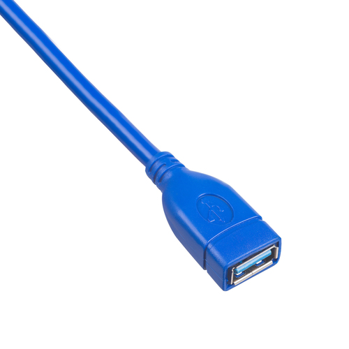 Akyga AK-USB-28 USB cable 1 m USB 3.2 Gen 1 (3.1 Gen 1) USB A Blue USB kabelis