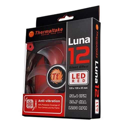 Thermaltake Luna 12 LED  Red ventilators