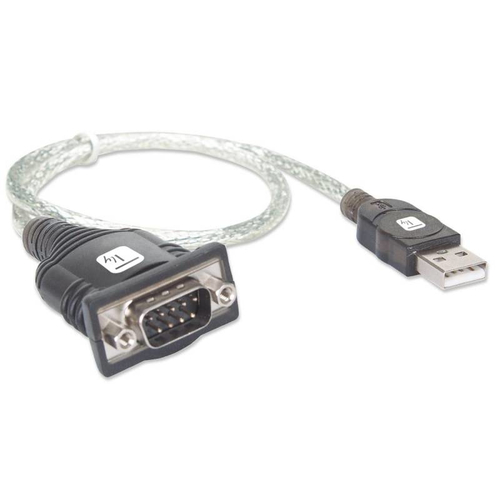 Kabel USB Techly  USB  - RS232 DB9, 0.45m   (023493) USB kabelis