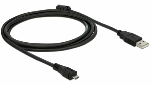 USB Kabel Delock A -> Micro-B St/St 2.00m sw USB kabelis