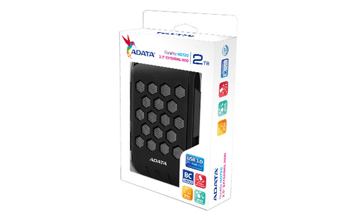 ADATA HD720A 2TB USB3.0 Black 2.5" Ārējais cietais disks