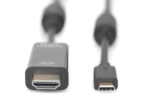 DIGITUS USB Type-C Gen2 Adapterkabel, Type-C auf HDMI A USB kabelis