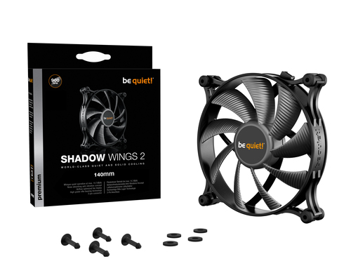 be quiet! Shadow Wings 2 Gehauselufter 140mm ventilators