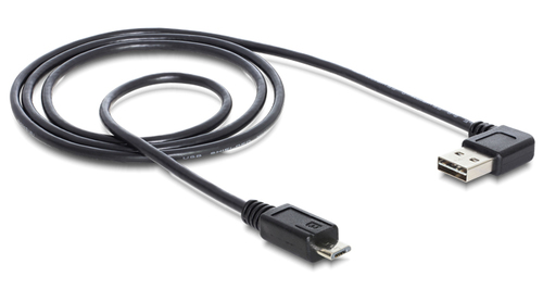 DeLOCK 3m USB 2.0 A - micro-B m/m 3m USB A Micro-USB B black USB Kabel (83384) USB kabelis