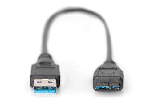 ASSMANN USB 3.0 SuperSpeed Connection Cable USB A M (plug)/microUSB B M (plug) USB kabelis