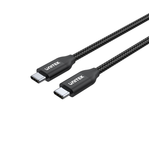 Unitek Cable 2M PD USB C 100W USB C / USB C; C14059BK USB kabelis