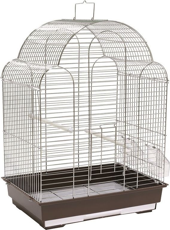 Panama Pet klatka dla ptakow, 42x30x57 cm, srebrno-brazowa PP-51602 (5904479516022)