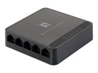 LevelOne Switch LevelOne FEU-0512 5-Port Fast Ethernet  4015867206676 datortīklu aksesuārs