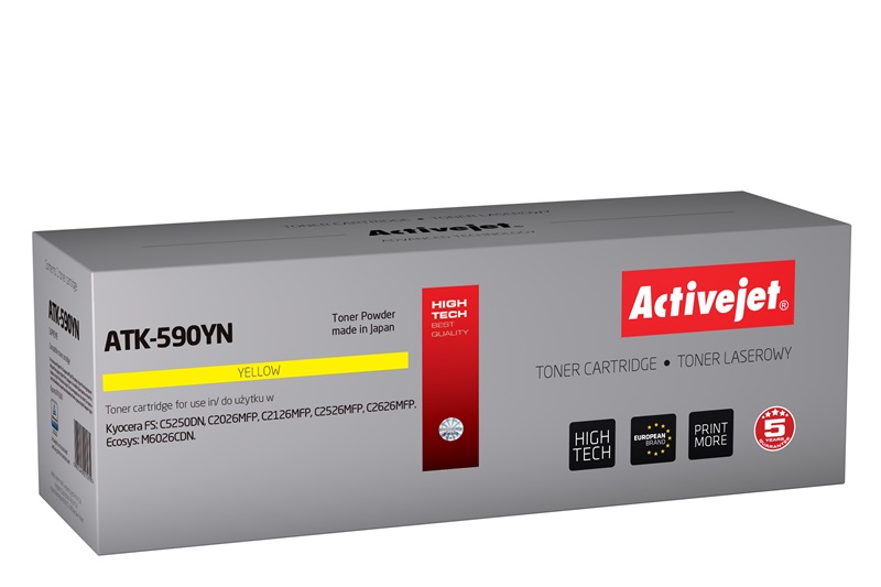 Activejet ATK-590YN toner for Kyocera TK-590Y toneris