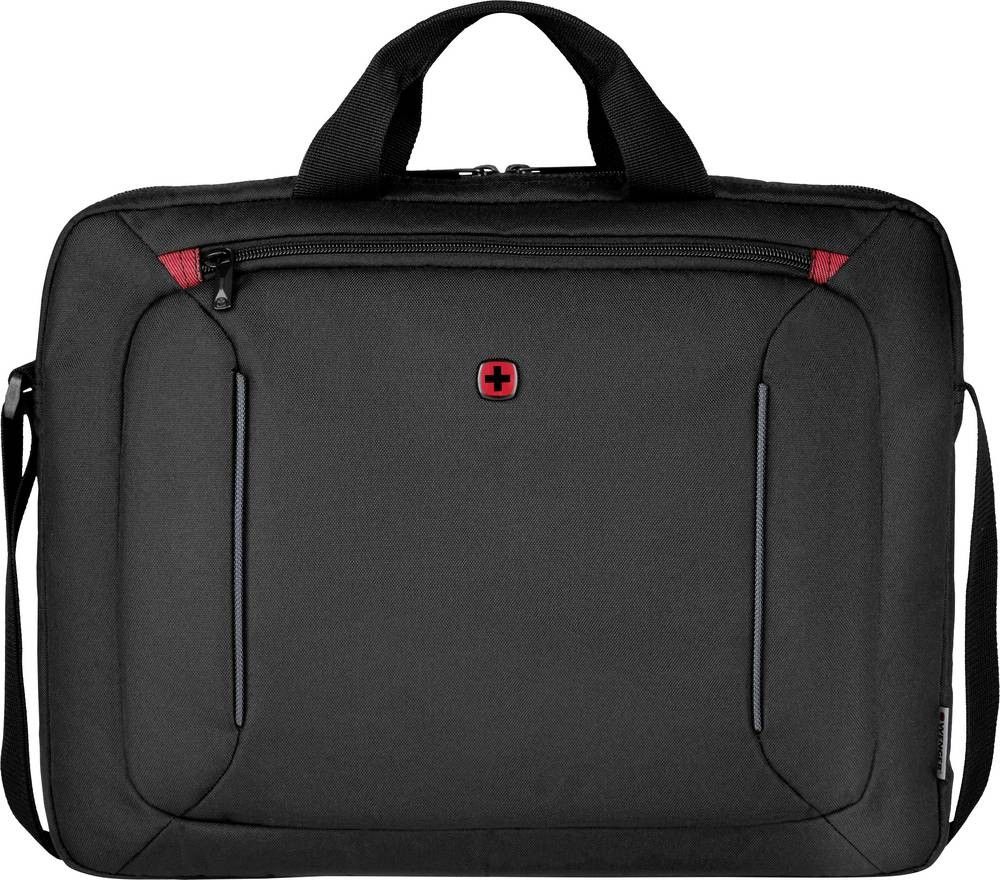 Wenger BQ 16  Laptop Slimcase Toploader Laptop Bag black portatīvo datoru soma, apvalks