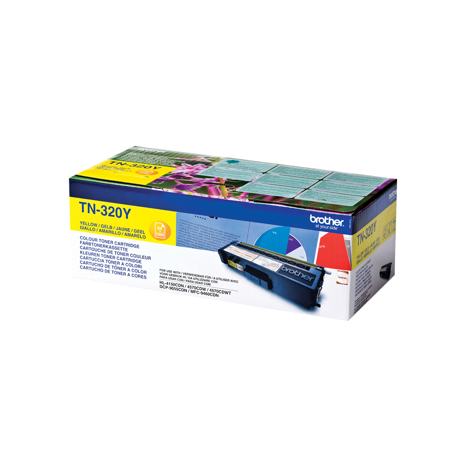 Toner Brother TN320Y yellow | 1500 pgs | HL 4150CDN/4570CDW/DCP-9270CDN toneris