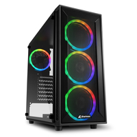 Sharkoon Gehause TG4M RGB           ATX      1xGlas  schwarz Datora korpuss