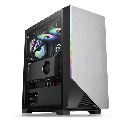 Geh Thermaltake H550 TG     Midi Tower  "ARGB"   schwarz/Alu Datora korpuss