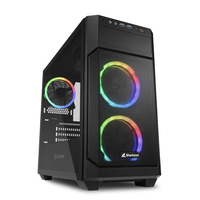 Sharkoon Gehause V1000 RGB          ATX      1xGlas  schwarz Datora korpuss