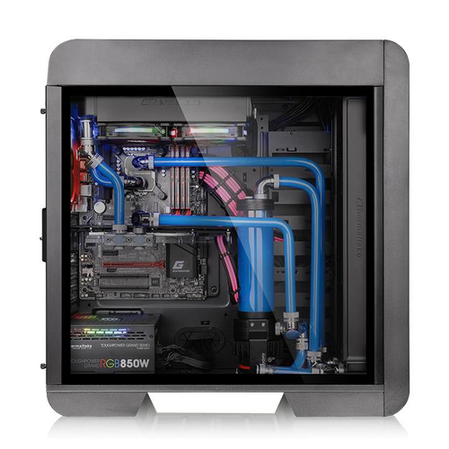 Thermaltake Core V71 Te mpered Glass Black Datora korpuss